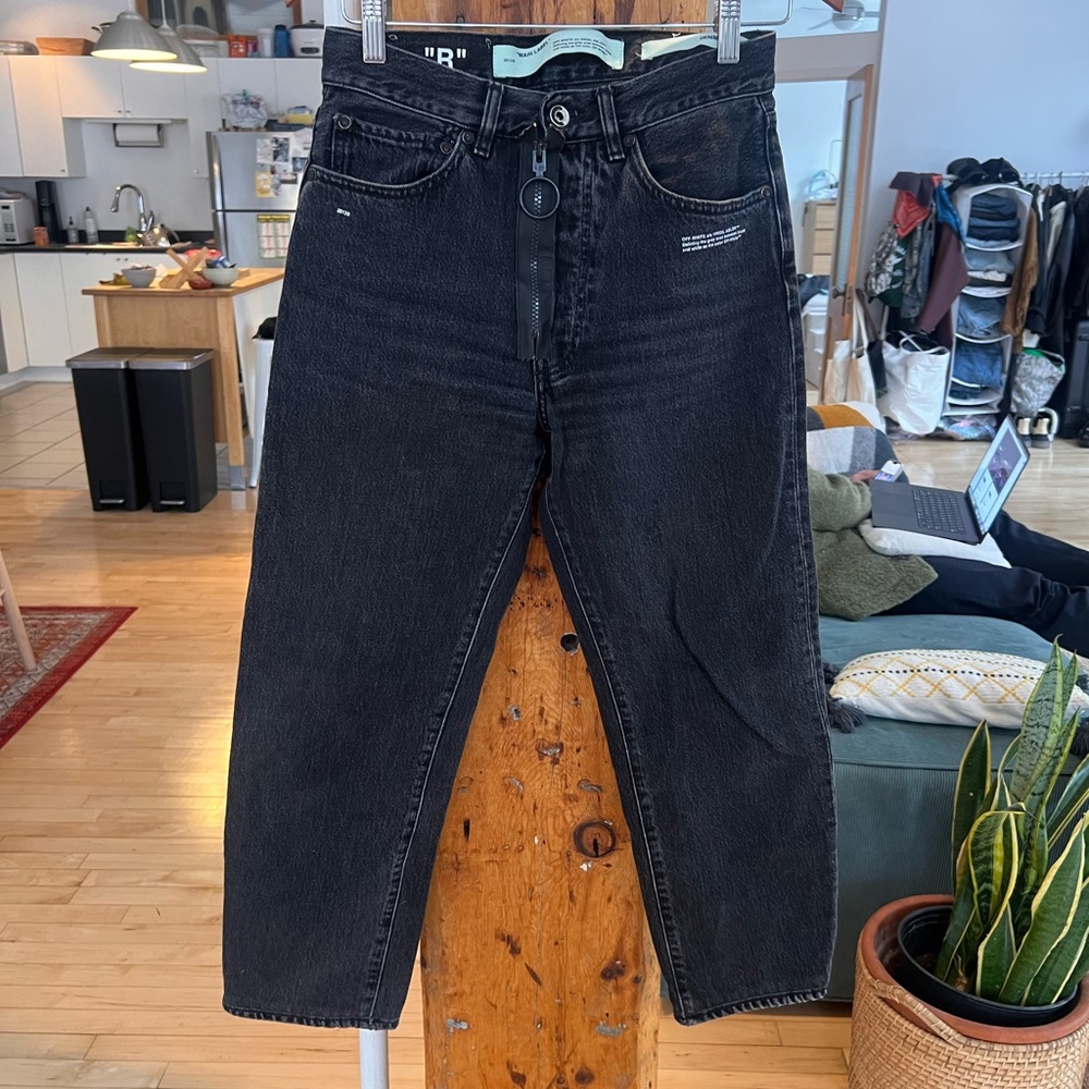 Off white womens Black Jeans